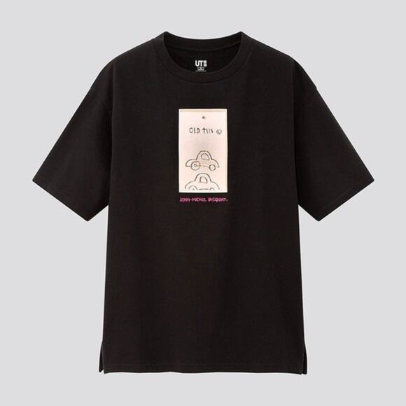 Uniqlo x Jean Michel Basquiat Old Tin Graphic T-Shirt Size S - Picture 1 of 8